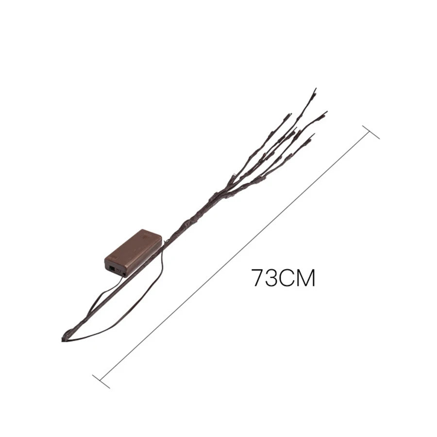20leds 73cm Led Simulation Orchid Branch Lights Tree Table Lamp LED Willow Branch lights For Xmas Party Wedding Home Decoration