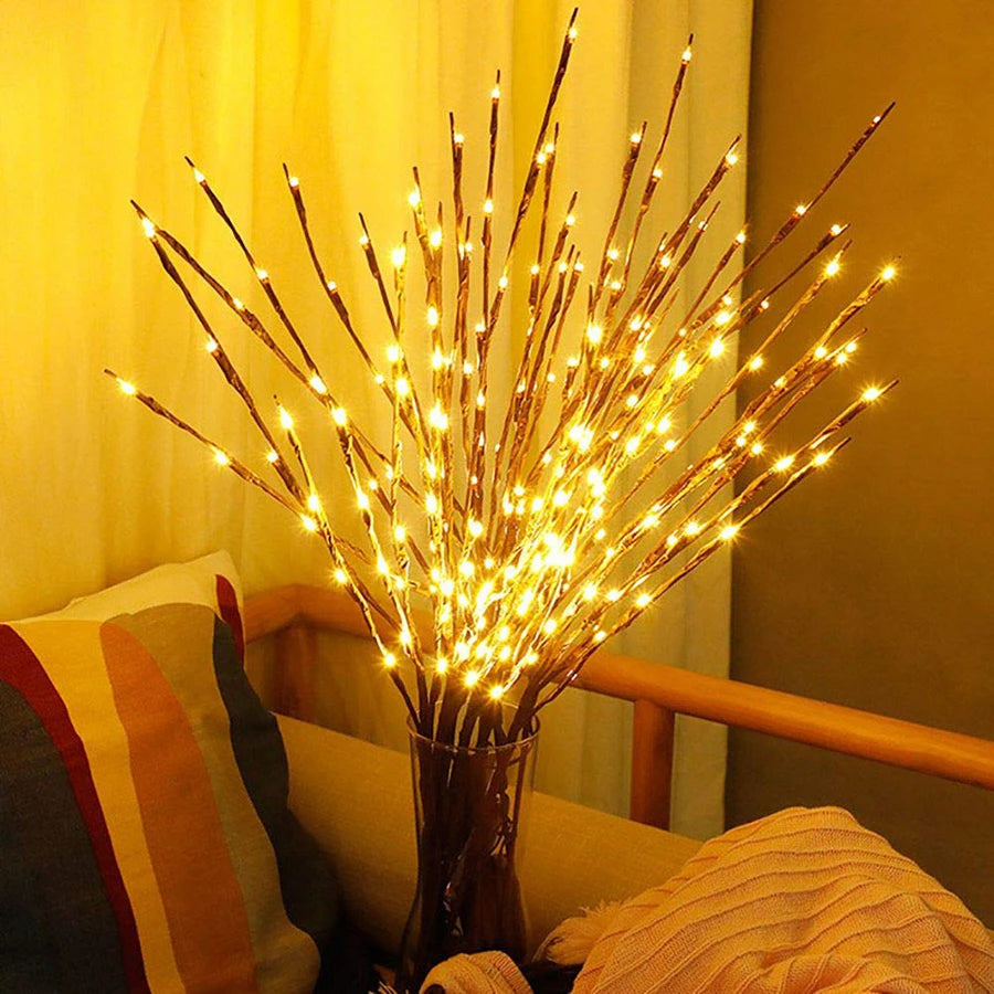 20leds 73cm Led Simulation Orchid Branch Lights Tree Table Lamp LED Willow Branch lights For Xmas Party Wedding Home Decoration