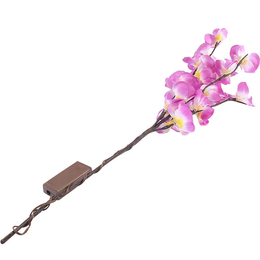 20leds 73cm Led Simulation Orchid Branch Lights Tree Table Lamp LED Willow Branch lights For Xmas Party Wedding Home Decoration